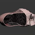 Pink High Heels with Bow Decoration and Polka Dot Peep Toe Design