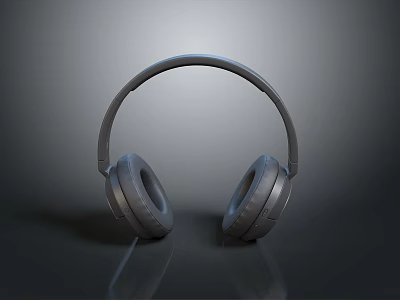 Wireless Over Ear Headphones With Comfortable Design And High Quality Sound 3d model