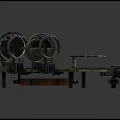 modern radio six-element instrument 3d model