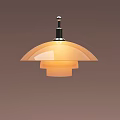 Middle style wall lamp 3d model
