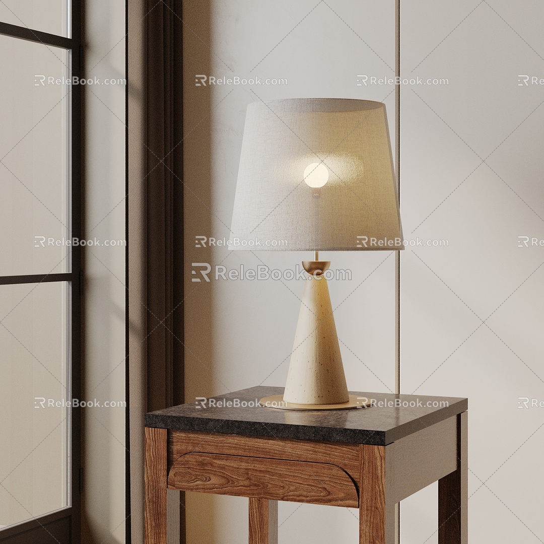 Modern table lamp 3d model