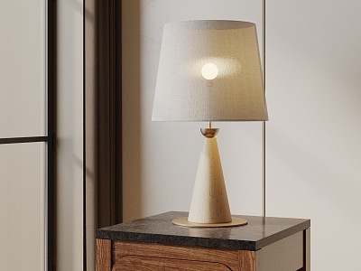 Modern table lamp 3d model