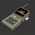 Vintage Nokia Mobile Phone With Antenna Physical Keypad SIM Card Slot And Network Screen