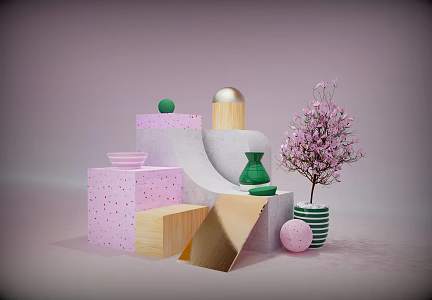 Modern Beauty Chen 3d model