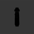 Black Pistol With Ergonomic Grip And Sleek Design For Tactical Use