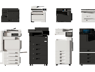 Modern Printers 3d model