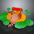 Game Environment Game Scene Fairy Tale Scene Fairy Tale Magic Scene Magic Item Fantasy Scene 3d model
