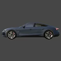 Audi Blue Sports Coupe Featuring Sleek Body Sharp Headlights And Stylish Wheels