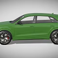 Green Audi SUV With UK Plate And Sporty Exterior Design