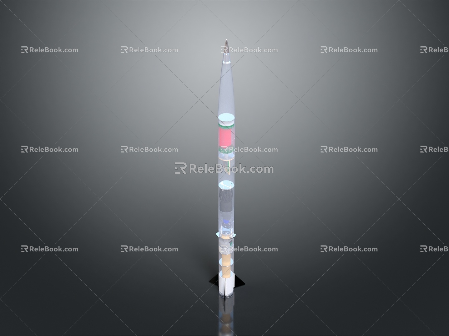 rocket base rocket launch pad rocket launch base aviation base 3d model