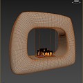 Fireplace 3d model