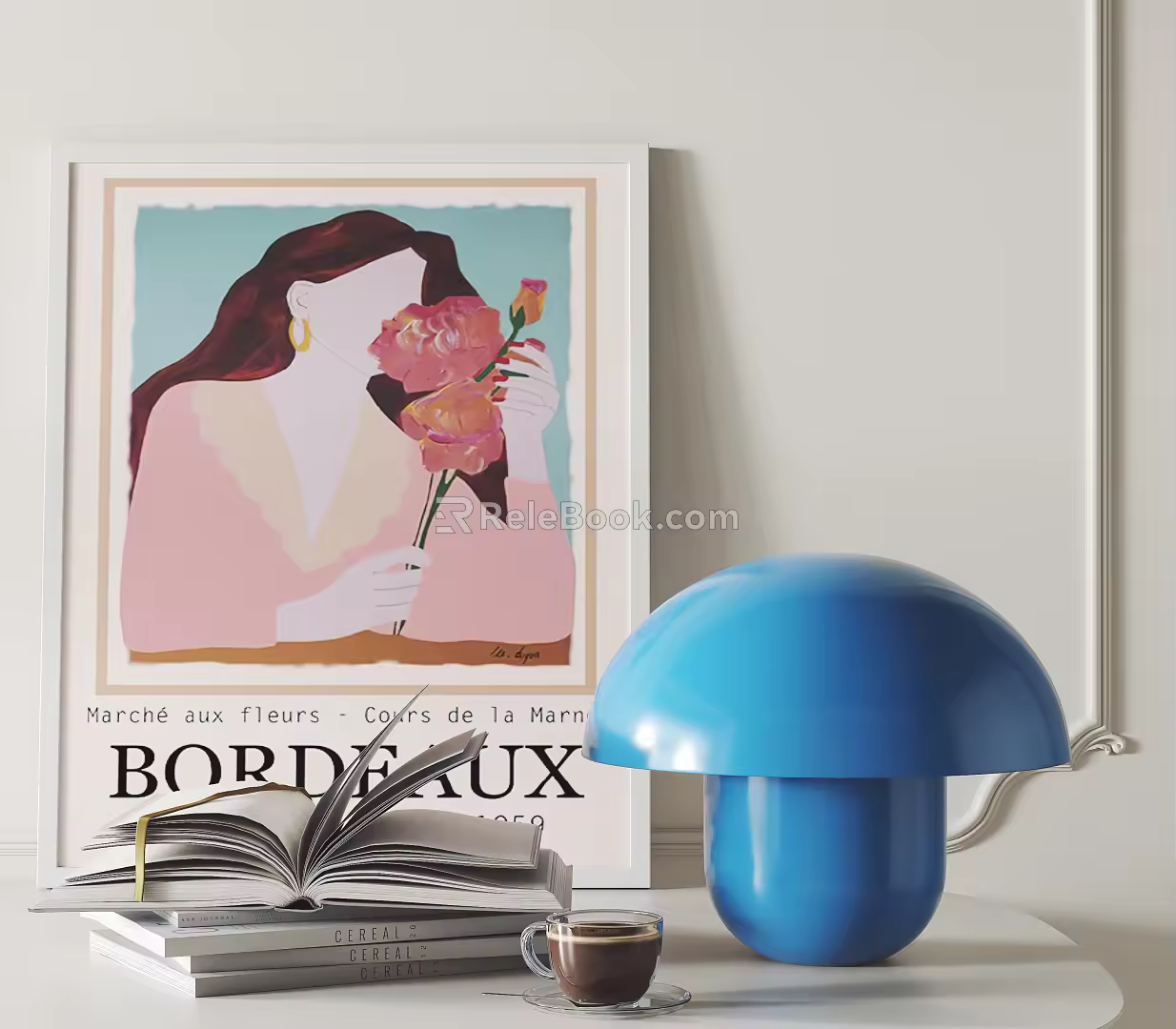 Modern table lamp 3d model