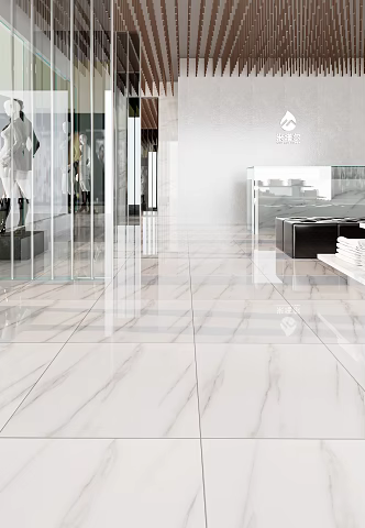 Modern Clothing Store 3d model
