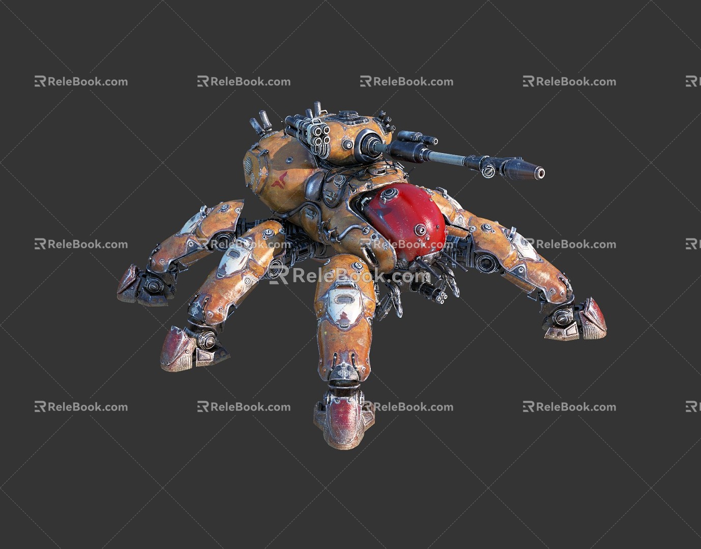 Modern Robot Mecha War Machine 3d model