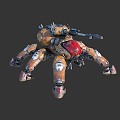 Modern Robot Mecha War Machine 3d model