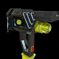 Sturdy Black Yellow Hardware Tools Organizer Rack With Wrenches And Hooks
