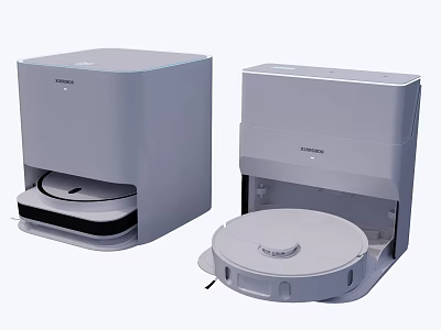 ECOVACS Smart Robotic Vacuum Cleaner With Auto Dust Collection Base And Charging Dock 3d model