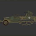 Military Truck Military Transporter Military Transporter Armed Transporter Armored Transporter 3d model