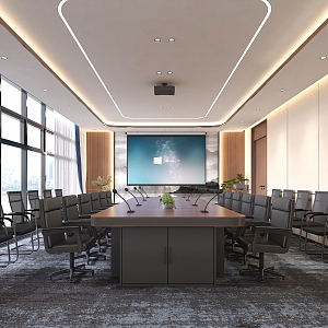 Conference Room Conference Table 3d model