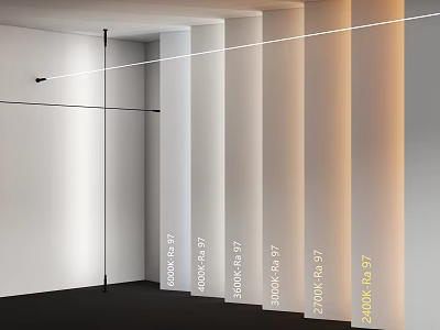 Modern Wall Lamps In Various Models For Interior Design With White Wall 3d model