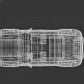 Rugged SUV Exterior Design In Silver And Green With Large Wheels And Spare Tire