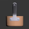 Shiny Copper Kitchen Appliance Pot With Long Handle And Smooth Surface