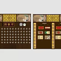 Traditional Wooden Display Shelves With Multiple Compartments And Drawers For Product