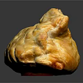 Golden Roast Chicken With Crispy Skin And Glistening Texture On Black Surface