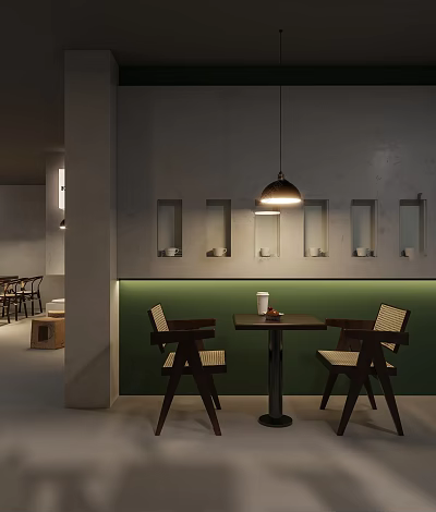 Modern Cafe 3d model