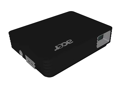Acer Black Projector Device For Projection Monitoring And Surveillance Security 3d model