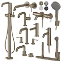 Modern Black Faucet Collection With Various Designs For Kitchen Bathroom Shower