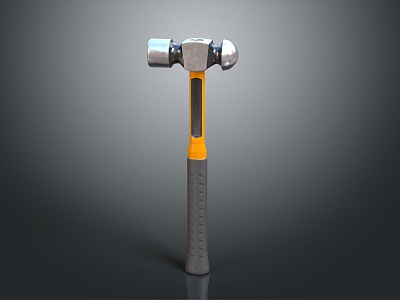 Modern hammer nail hammer 3d model