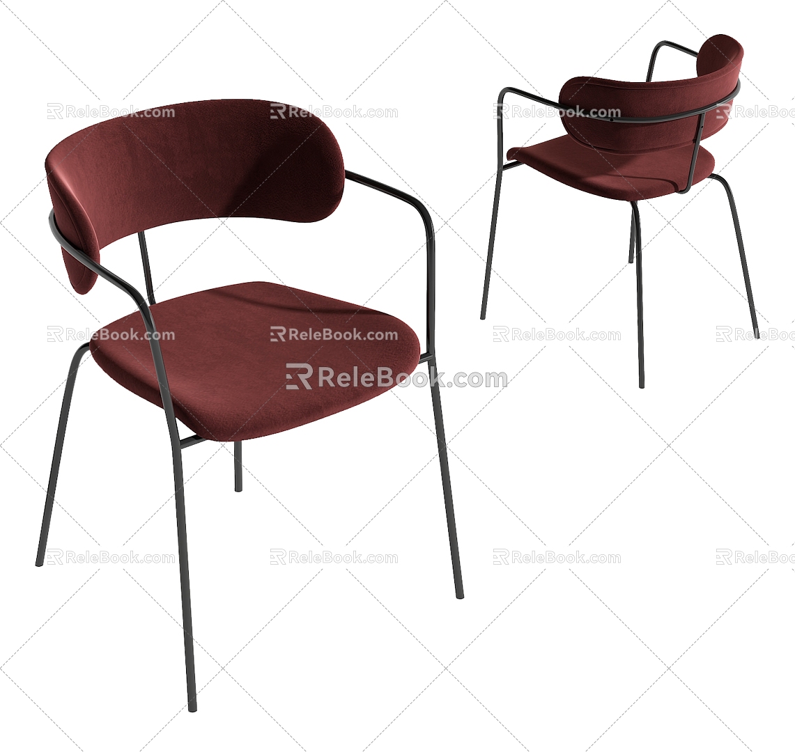 Modern Dining Chair 3d model