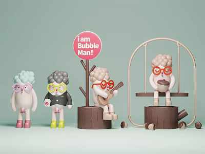 Creative Toys Modern Toys 3d model