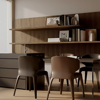 Modern table combination 3d model