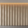 Arc shaped wall 3d model