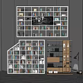 Modern Bookshelf Bookcase 3d model