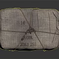 Cement Package Wrapped in Rough Cloth Tied with Rope 50kg Industrial Storage