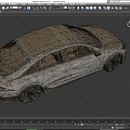 Scrapped car abandoned car broken car broken car broken car old car broken car low face number low model simple model game sub-era film and television level super realistic 3d model