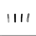 Modern Sleek Wall Lamps with Black and White Design for Home Lighting Decor
