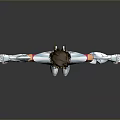 Armor Clad Hero With Silver Red Gold Armor Standing Arms Outstretched On Gray Gradient Background