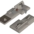 Modern Multiplayer Sofa Module 3d model