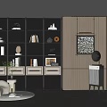 Bookshelf Minimalist Bookshelf Storage Rack 3d model