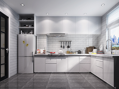 Modern Kitchen 3d model