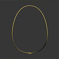Simple and Elegant Gold Necklace With Minimalist Pendant For Daily Life