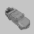 Light armored vehicle 3d model