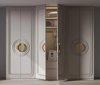 French Wardrobe European Wardrobe Master Bedroom Wardrobe Bedroom Wardrobe Wooden Wardrobe 3d model