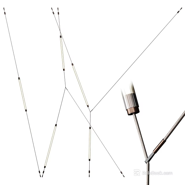 Elegant Luxury Kitchen Ceiling Light With Modern Design And Decorative Features 3d model 