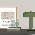 Modern table lamp 3d model