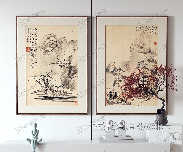 New Chinese Landscape Painting Hanging Painting Decorative Painting model